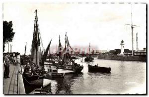 Modern Postcard Honfleur Fishing Boats Boat dock