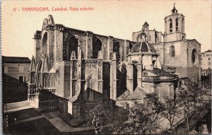 Spain Tarragona Catedral Vista Exterior Vintage Postcard C171