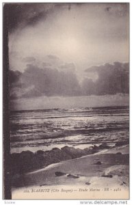 BIARRITZ, Pyrenees-Atlantiques, France, 1900-1910's; Cote Basque, Etude Marine