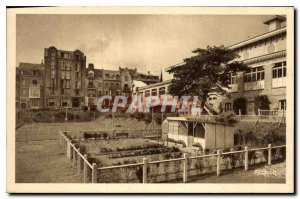 Old Postcard Mers baths the clubhouse seas sporting club and the course