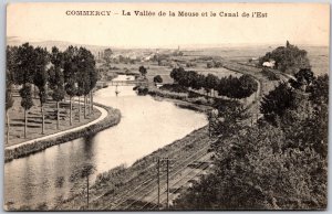COMMERCY - La Vallee de la Meuse et le Canal de L'Est France Postcard