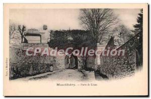 Postcard Old door Montlhery Linas