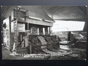 Wiltshire WILTON ROYAL CARPET FACTORY Sizing & Drying Machine - Old RP Postcard