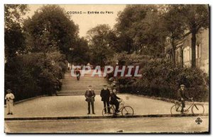 Old Postcard Cognac Entree Velo Cycle Park