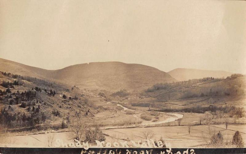 Shady Nook Valley Scenic View Real Photo Antique Postcard J40753