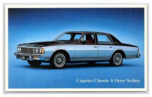 Postcard Chevrolet Caprice Classic 4-Door Sedan Dealer Advertising Card