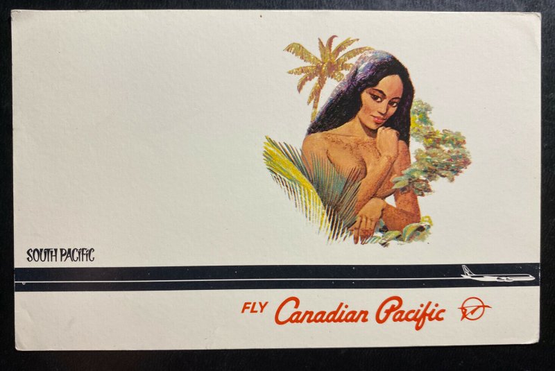 Mint Canada Advertising Postcard Canadian Pacific Airways 