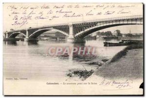 Old Postcard Doves New Bridge Scine