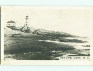 1950's rppc NICE VIEW Peggys Cove In Halifax Nova Scotia NS W0940
