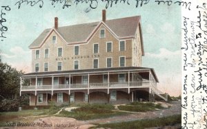 Vintage Postcard 1908 Bucks Harbor Inn Hotel Building South Brookville Maine ME