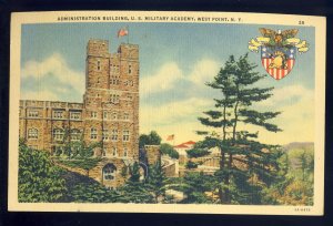 West Point, New York/NY Postcard, Administration Building, US Military Academy
