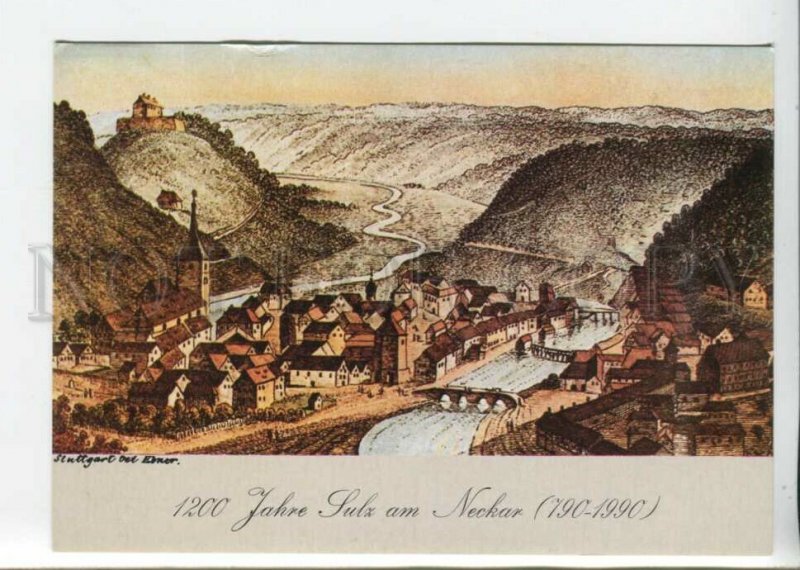 441851 Germany Ebner Sulz a.N. Neckar Old postcard