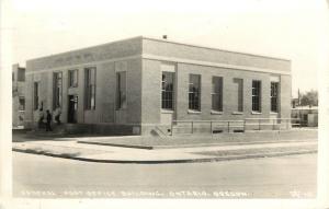 c1940 W.Andrews RPPC Postcard 10. Federal Post Office, Ontario OR Malheur County