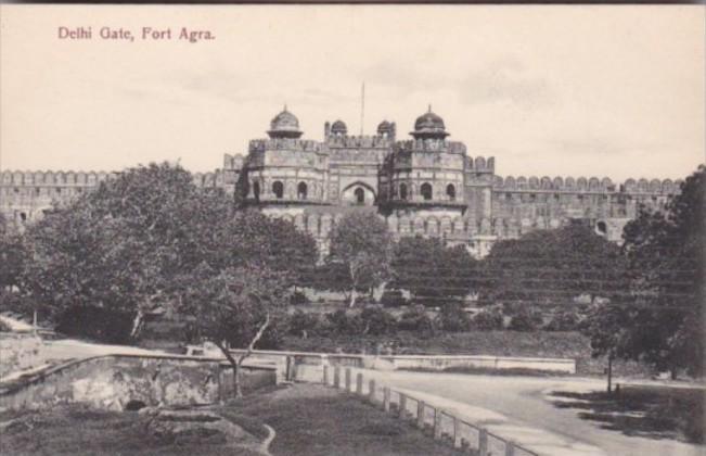 India Agra Fort Delhi Gate