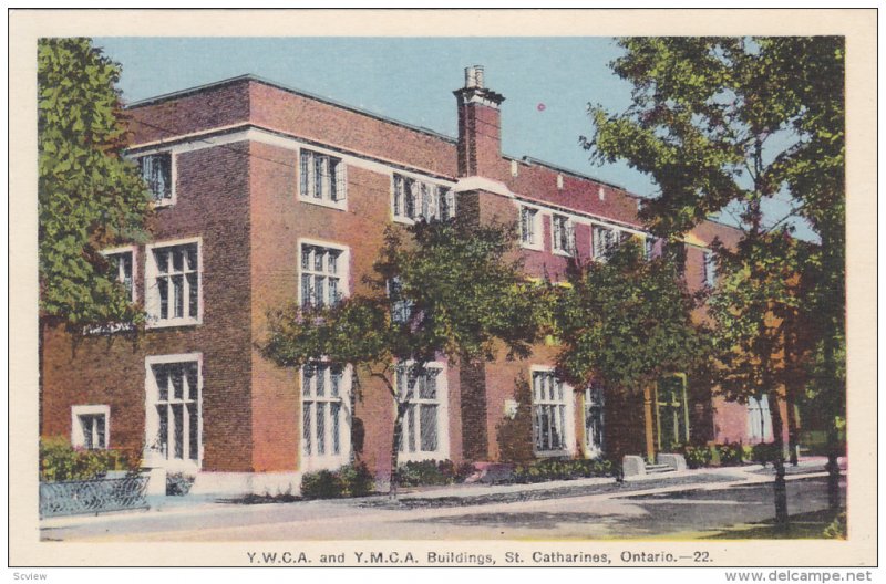 Y. M. C. A. and Y. M. C. A. Buildings, St. Catherines, Ontario, Canada, 20-30s