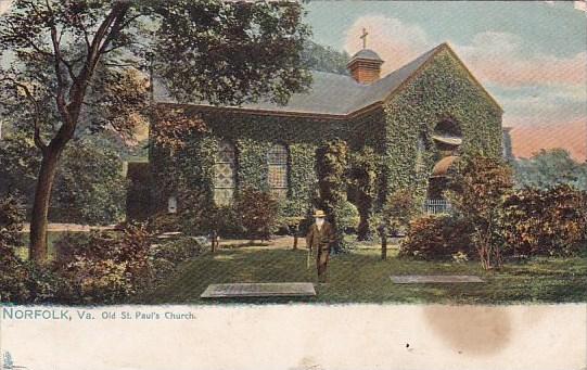 Old Saint Pauls Churh Norfolk Virginia 1907