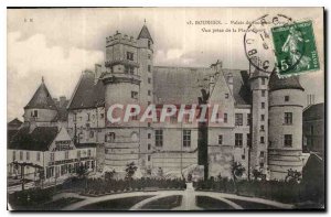 Old Postcard Bourges Palais Jacques Coeur shooting Place Berry