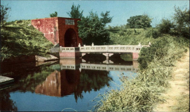 Tainan Taiwan Fort Providentia c1950-60s Vintage Postcard