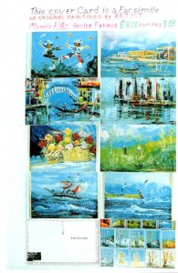 Lot 5 Morris Katz Painting Postcards 10 Different