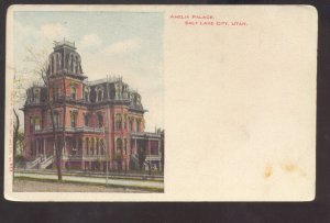 SALT LAKE CITY UTAH AMELIA PALACE 1906 BUILDING VINTAGE POSTCARD