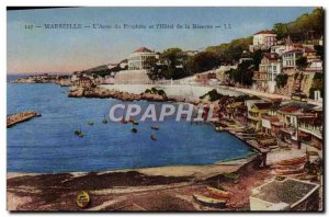 Old Postcard Marseille L & # 39Anse the Prophet and & # 39Hotel the Reserve