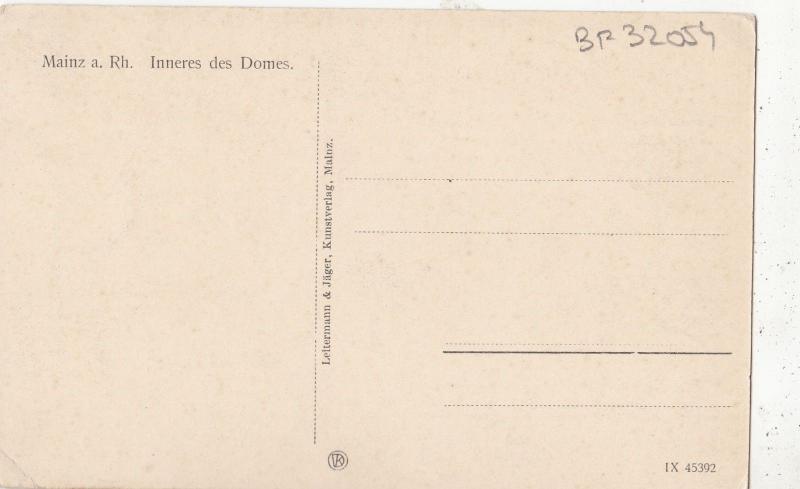 BF32054 mainz a rh inneres des domes germany   front/back image