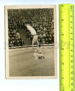 496055 USSR 1930s circus arena acrobats photo