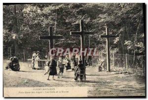 Old Postcard Clichy Sous Bois Notre Dame Des Anges The Cross and the Children...