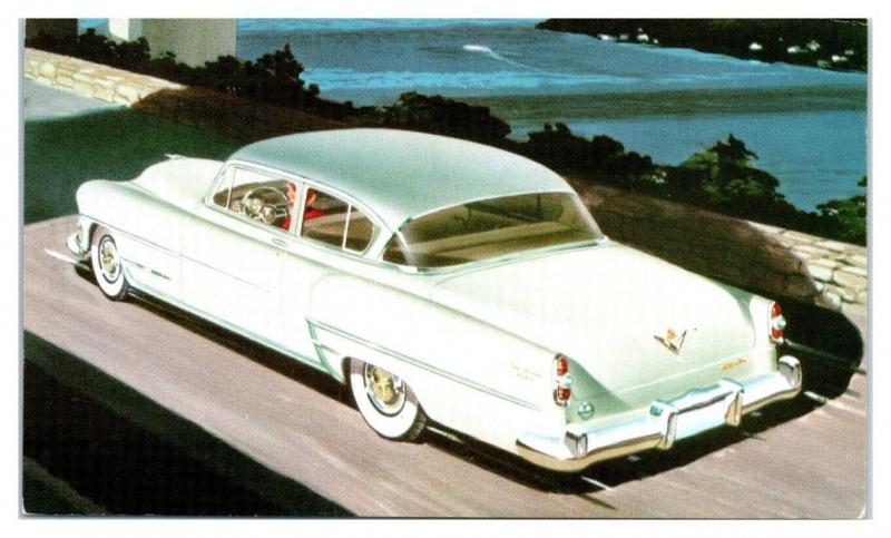 1954 Chrysler New Yorker Deluxe Club Coupe Postcard *5C