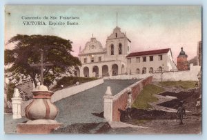 Brazil Postcard Convent of Saint Francis Vitoria Espirito Santo 1910 Antique