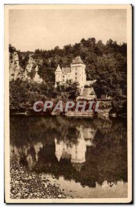 Old Postcard Roque Gageac Chateau de Malartrie