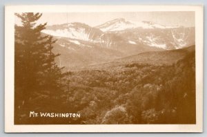 Mt Washington Real Photo RPPC Postcard A31