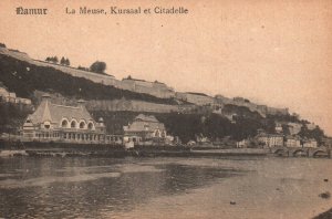 La Meuse,Kursaal et Citadelle,Namur,Belgium BIN