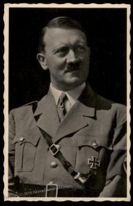 3rd Reich Hitler Portrait Propaganda Card 78332