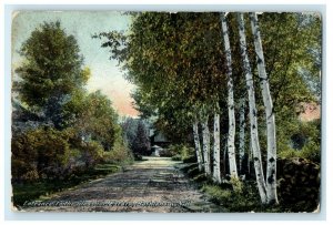 1910 Entrance To The Glessner Estate Bethlehem New Hampshire NH Antique Postcard 