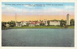 LAKELAND, FL Florida  NATIONAL HOME~United Brotherhood of Carpenters  Postcard
