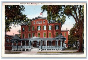 c1910 Exterior Conley's Inn Building Torrington Connecticut CT Vintage Postcard