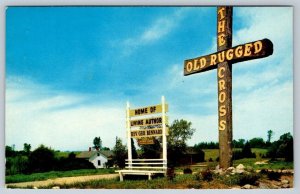 The Old Rugged Cross, Rev Geo. Bennard, Reed City, Michigan, 1955 Postcard #1