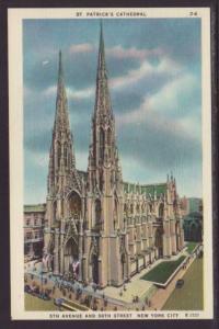 St Patrick's Cathedral,New York,NY Postcard 