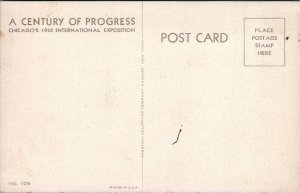 Postcard Century of Progress Replica Fort Dearborn Chicago IL