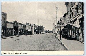 TRACY, MN Minnesota ~  STREET SCENE Land Co. Sign 1914 Lyon County Postcard