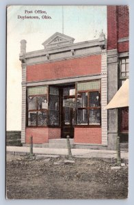 J87/ Doylestown Ohio Postcard c1910 U.S. Post Office Store Building 1210