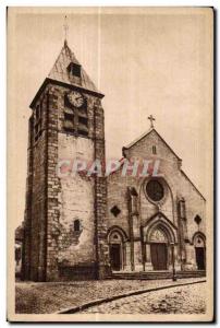 Montlhery - The Church - Old Postcard