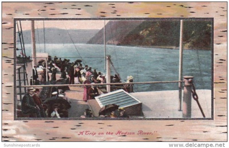 New York A Trip On The Hudson River 1909