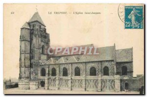 Old Postcard Treport Eglise Saint Jacques