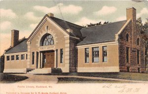 Public Library Rockland ME USA Postcard