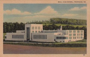 Postcard Beall High School Frostburg MD
