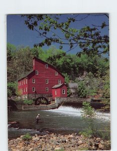 Postcard Red Mill Museum Village Clinton New Jersey USA