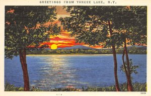 Yankee Lake, New York USA Greetings From  