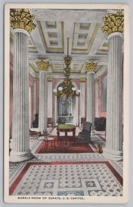 Government Building~Marble Room Of Senate~US Capitol~Washington DC~Vintage PC